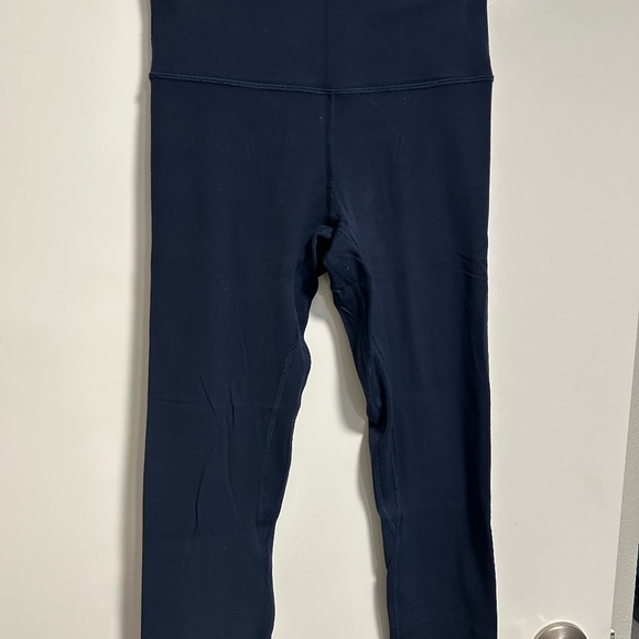 Lululemon Align Crop *21" True Navy - Picture 2 of 5